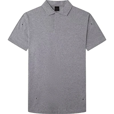 Abbildung von HACKETT LONDON Herren Hs Ergonomic Polo Polohemd, grau, XS