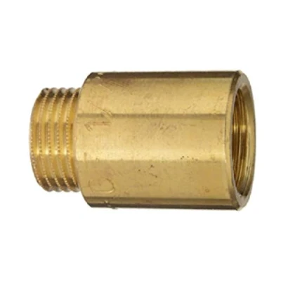 Abbildung von Cornat Hahnverlängerung, Messing blank mit Innen und Außengewinde, A 3/4Zoll IG , B 20 mm, 1 Stück, T381702