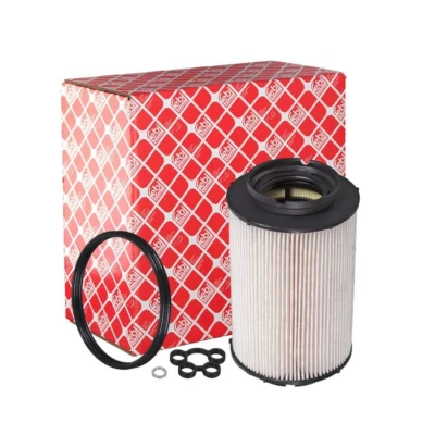 Abbildung von FEBI BILSTEIN 26566 Kraftstofffilter Filtereinsatz mit Dichtring VOLKSWAGEN: Golf 5 Schrägheck, Plus / Crossgolf, Touran I