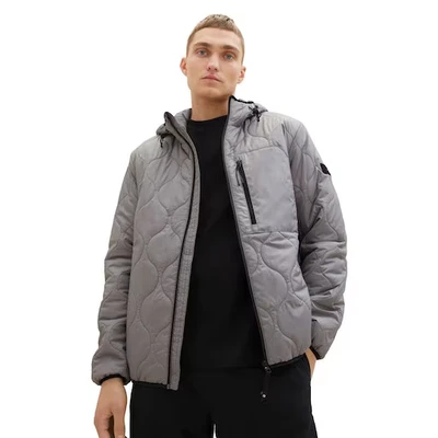 Abbildung von TOM Tailor Denim Light Weight Jacket Übergangsjacke, Herren, Größe: XXL, Mid platinum grey