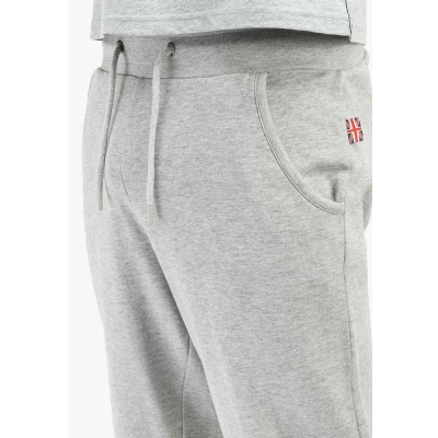 Abbildung von Lonsdale Jogging Normale Passform LOGO Jogginghose, Herren, Größe: 5XL, Marl grey black