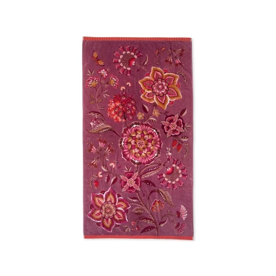 Abbildung von PIP STUDIO Viva la Vida lila Badetuch 100x180cm (1 Stück)