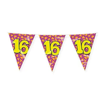 Abbildung von Flag Linie Singer 16 Jahre Party 10 Meter