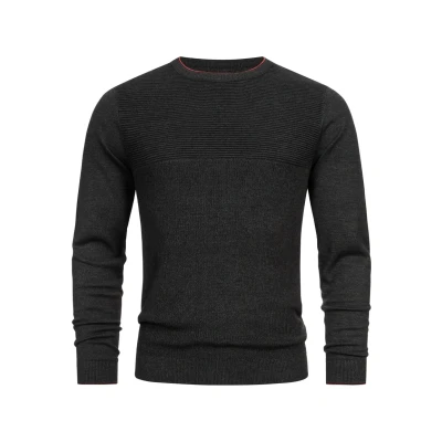 Abbildung von Indicode Jeans Inreign Strickpullover, Herren, Größe: Small, Black
