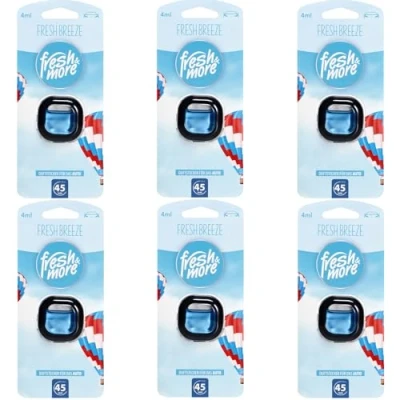Abbildung von Fresh &amp; More Auto Lufterfrischer Clips (6x4ml) (Fresh Breeze)
