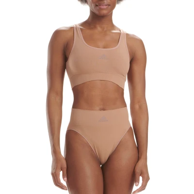 Abbildung von adidas Sportswear Scoop Lounge Bustier, Damen, Größe: Large, Beaver fur