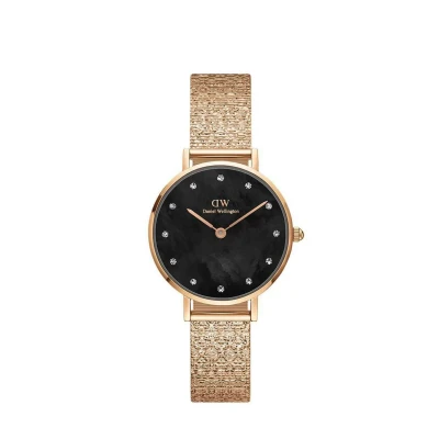 Abbildung von Daniel Wellington Petite Pressed Studio Lumine Uhr Rose goldcoloured, Größe: 28, gold coloured