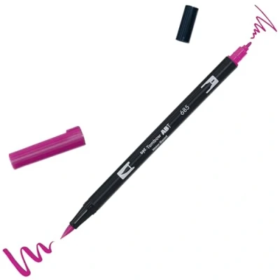 Abbildung von Tombow brush pen ABT dual Deep magenta