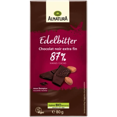 Abbildung von Alnatura Edelbitter Schokolade 87%