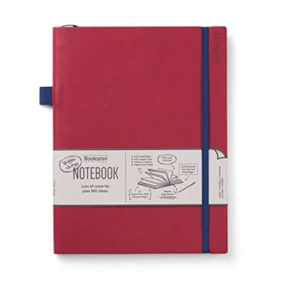 Abbildung von IF IBookaroo Bigger Things Notizbuch, Dunkelrot