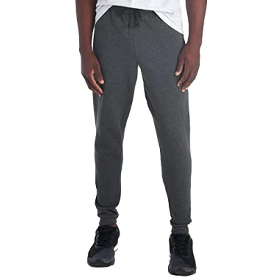 Abbildung von Jerzees Herren Fleece Jogger Sweatpant Jogginghose, Schwarz/Erika, X Groß