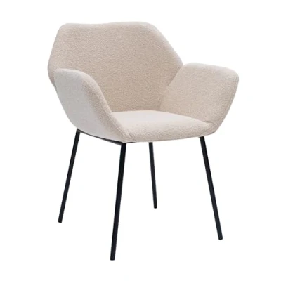 Abbildung von Kick Collection Esszimmerstühl Fitz Beige Modern und Hochwertig Bouclé Erhältlich in vielen Farben
