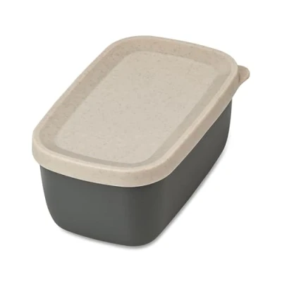Abbildung von KOZIOL Frischhaltedose Liquid Safe Box Candy S Nature Ash Grey, Kunststoff, für Dressings und Soßen