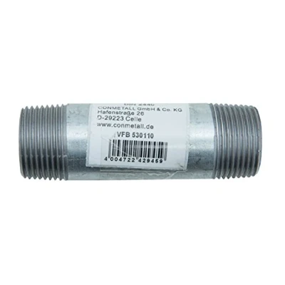 Abbildung von Cornat Verzinkter Rohrnippel, 1 Zoll x 100 mm, VFB530110
