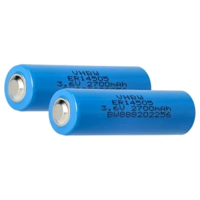 Abbildung von vhbw 2X ER14505 Rundzellenbatterien Spezialbatterien (2700 mAh, 3,6 V, Li SOCl2)