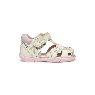 Abbildung von Geox Riemensandalette für Kinder, Größe: 21, Ivory pink Schuhe