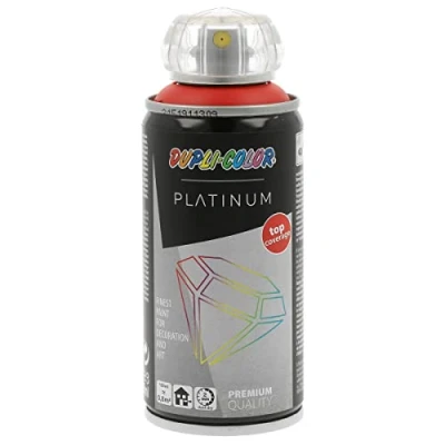 Abbildung von Dupli Color 203343 PLATINUM RAL 3020 verkehrsrot seidenmatt 150 ml