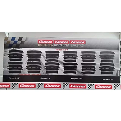 Abbildung von Carrera® Autorennbahn 20020578 Evolution/Exclusiv 1:24 Kurven 4/15