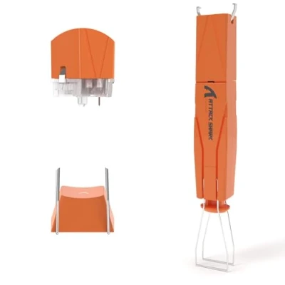 Abbildung von ATTACK SHARK KS01 2 in 1 Keycap Puller und Switch für Mechanische Gaming Tastaturen, Verstellbarer Tastenkappenentferner aus 304 Edelstahl, Müheloser Schalterentferner Orange