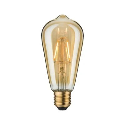 Abbildung von Paulmann 28406 LED Lampe Vintage Rustik 2,5W Leuchtmittel Gold Birne Beleuchtung 1700K E27