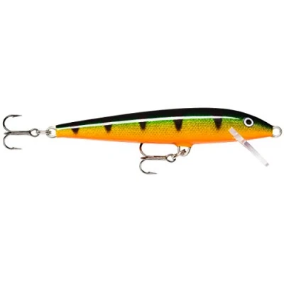Abbildung von Rapala Original Floater Angelköder Angelzubehör aus Balsaholz Süßwasser Spinnköder Lauftiefe 0.9 1.5m Fischköder 9cm, 5g Hergestellt in Estland Legendary Perch