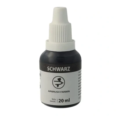 Abbildung von Bakeryteam Airbrush Lebensmittelfarbe Schwarz/Black 20ml
