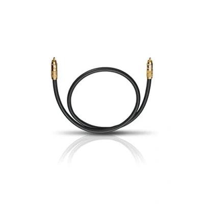 Abbildung von Oehlbach NF 214 Sub 800 Erstklassiges Subwoofer Kabel mit mehrfach Schirmung 1x Cinch/1x Cinch, versilberter Innenleiter 8 m anthrazit