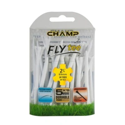 Abbildung von Champ Zarma Unisex Golf Fly Tee, Weiß, 70 mm
