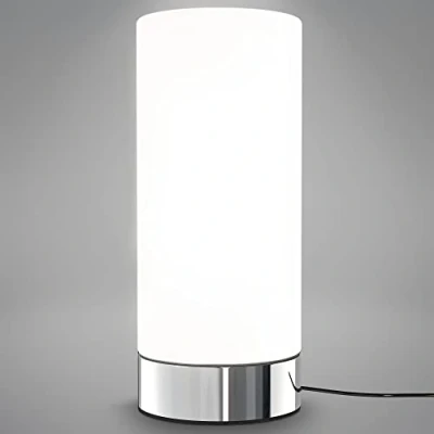 Abbildung von B.K.Licht Tischleuchte Tischlampe Nachttischlampe Touchfunktion E14 BKL1094, ohne Leuchtmittel, Schlafzimmer Berührungssensor Stufen dimmbar Leuchtmittel