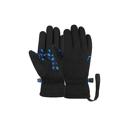 Abbildung von Reusch Fingerhandschuh für Kinder, Größe: 3, Black brilliant blue