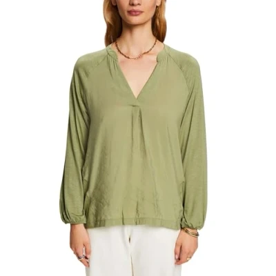 Abbildung von ESPRIT Damen 993EE1K350 T Shirt, 345/LIGHT Khaki, XXS