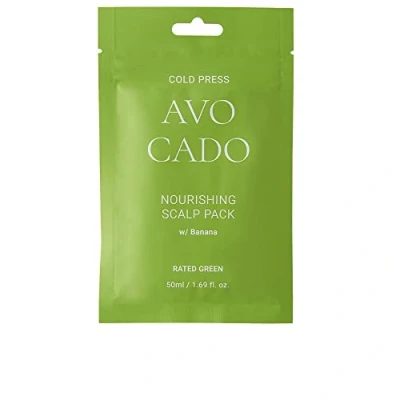 Abbildung von Rated Green COLD Press Avocado Nourishing Scalp PACK W/BANANA 2 Haarset, Größe: 100 ml,