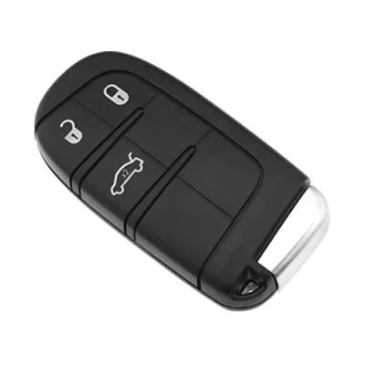 Abbildung von SG Store 3 Tasten Fernschlüsselgehäuse Kompatibel mit Jeep Cherokee KL Remote Fob 20142019 Fiat 500X 20142018 Fernbedienungs Smart Key Gehäuse