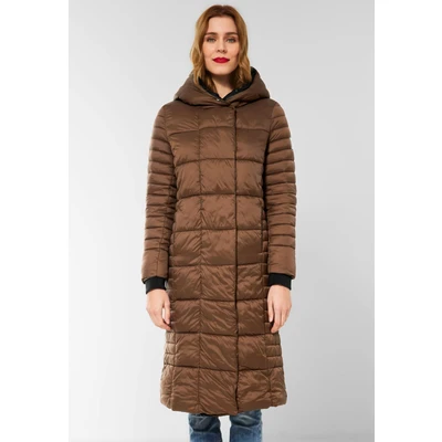 Abbildung von Street One Wraplook Wintermantel, Damen, Größe: 42, Braun