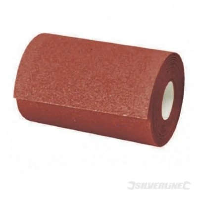 Abbildung von Silverline 708199 Korund Schleifblatt, Rolle 5 m, 120er Körnung