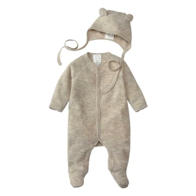 Abbildung von hessnatur Unisex SET Strampler für Kinder, Größe: 50/56, Düne