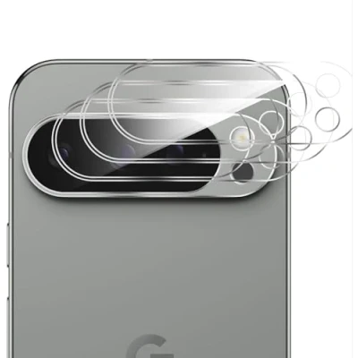 Abbildung von GIOPUEY [kompletter Schutz Kameraschutz Kompatibel mit Google Pixel 9 Pro XL, [3 Stück] 3D Glas Schutzfolie [Hochtransparent] Camera Protector für XL