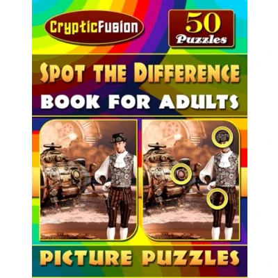 Abbildung von Spot the Difference Book for Adults Picture Puzzles: Compare Pictures Book. Fun See Puzzles (Picture Puzzle Books, Band 4)