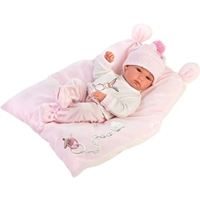 Abbildung von Llorens Babypuppe Bimba rosa, 35 cm, Made in Europe