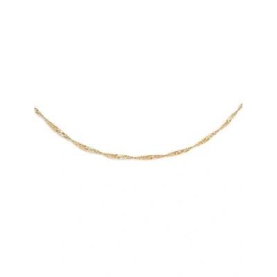 Abbildung von Singularu MINI Twist Halskette goldcoloured, Damen, Größe: One Size, Gold coloured