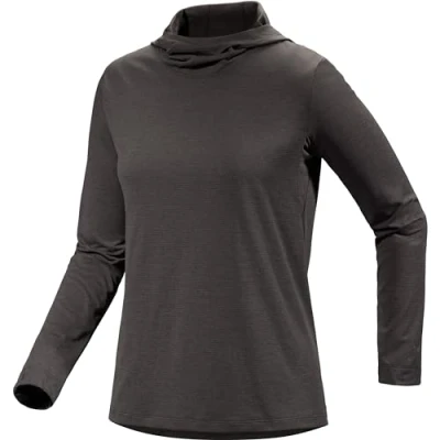 Abbildung von Arcteryx Taema Hoody W Damen (Schwarz XS Größe) Fitnessbekleidung
