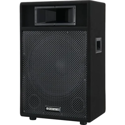 Abbildung von McGrey PA 115 15/2 passive Box (DJ, PA, 2 Wege Lautspercher, Trapezform, 100/200/400 Watt (RMS/Musikleistung/Peak), 15&quot; Speaker, 2&quot; Piezo Hochtöner, SPK und 6,35 mm Klinkenanschlüsse) schwarz