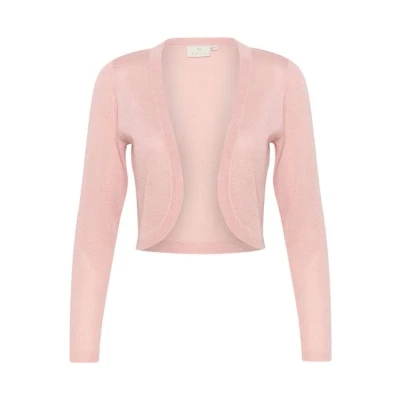Abbildung von Kaffe Kaankra Strickjacke, Damen, Größe: Large, Peach whip w metallic