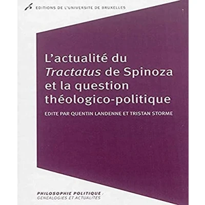 Abbildung von L ACTUALITE DU TRACTATUS DE SPINOZA ET LA QUESTION THEOLOGICO POLITIQUE