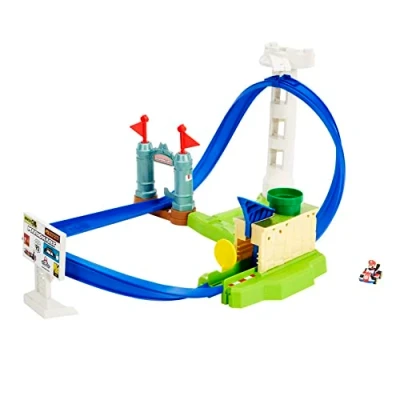 Abbildung von Mattel Hot Wheels Mario Kart Circuit Slam Strecke