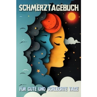 Abbildung von Schmerztagebuch für gute und schlechte tage: Der Begleiter gegen den Schmerz als Schmerzprotokoll auf vorgefertigten Seiten 90 Tage