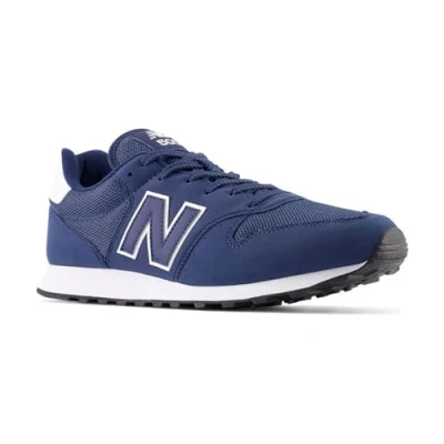 Abbildung von New Balance 500 Unisex Sneaker low, Größe: 44, Dark blue Lederimitat/textil