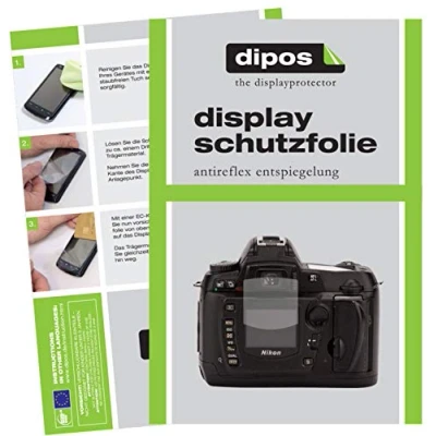 Abbildung von dipos I Schutzfolie matt kompatibel mit Nikon D70 Displayschutz Folie