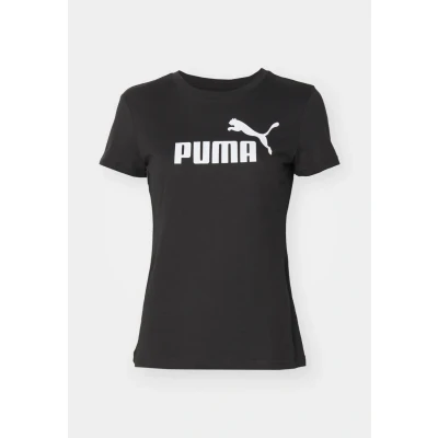 Abbildung von Puma ESS No. 1 Logo T Shirt Damen Mit Print Black Größe: XXL