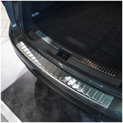 Abbildung von tuning art L295 Edelstahl Ladekantenschutz passend für Opel Insignia B Sports Tourer 2017 2022, Farbe:Silber